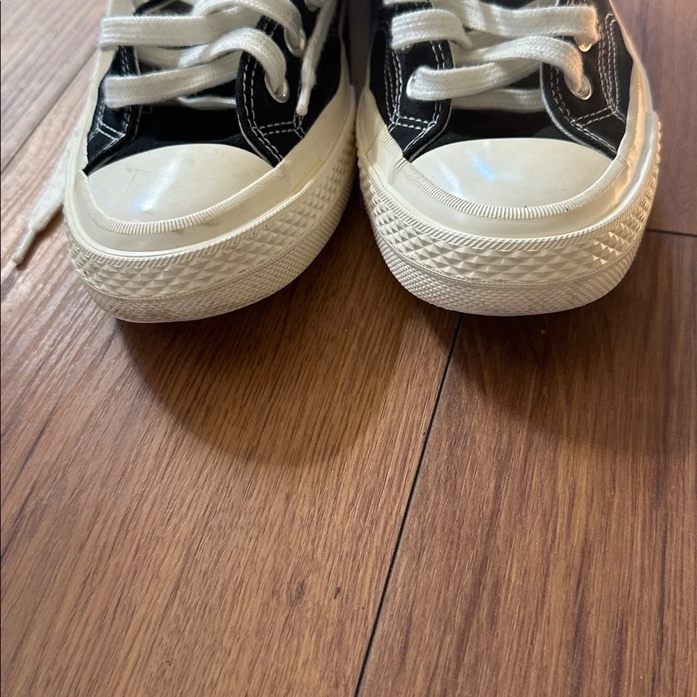 Converse x Comme des Garcons Black‎ and Red High-Top Sneakers - Picture 5 of 5